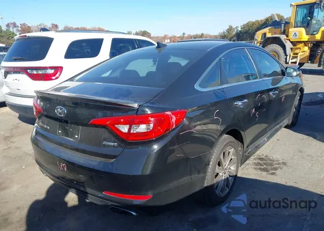 2016 Hyundai Sonata Sport из США, поврежденный, VIN 5NPE34AF2GH406348